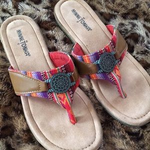 Minnetonka Aztec sandals